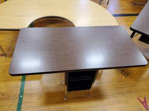 lot 188 image: Two Student Desk with Double Book Compartment 24 in  x 48 in