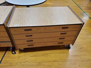 lot 227 image: 4 Drawer Mobile Storage Unit