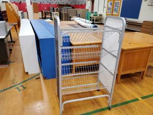 lot 233 image: Rolling Book or Magazine Cart