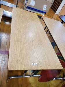 lot 243 image: Rectangular Activity Table 72 in x 30 in x 26 in
