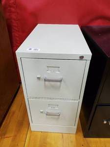 lot 298 image: 2 Two Drawer Filing Cabinets