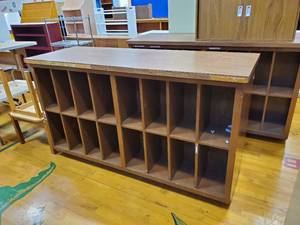 lot 308 image: Large Double sided Book Organizer  74in x 26in x 41in