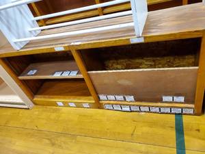 lot 323 image: Small Book Case 12x 55x 23