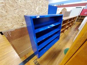 lot 326 image: Blue Storage Cabinet  51x 49x 18
