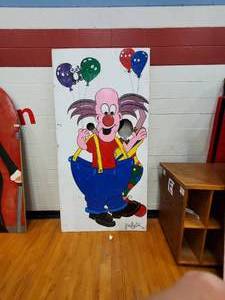 lot 362 image: Clown  Face in the hole Board