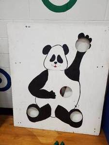 lot 368 image: Panda Face in Board
