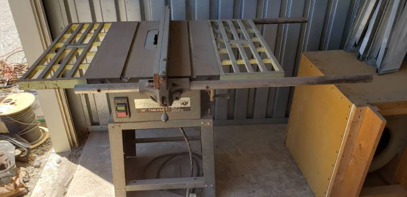 Buffalo 10 inch table saw - no motor | West Goddard Construction