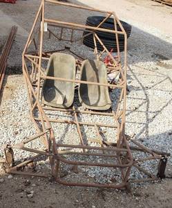 lot 102 image: Sand Rail Frame built with Chromoly tubing and Extra Parts