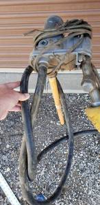 lot 6009 image: GPI electric DrumTank pump with hose & nosel