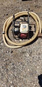 lot 7417 image: Honda GX120 Motor Waste pump with hose