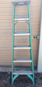 lot 9282 image: Werner 6ft. ladder