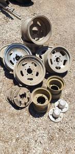 lot 9305 image: Car & ATV Rims 4 Aluminum 15-16 inch, 3 Steel 16 inch