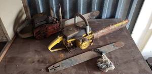 lot 9316 image: 2 Chainsaws with extra bar & chain