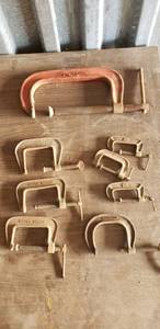 lot 9317 image: C clamps - 8 pcs