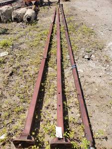 lot 2015 image: 3 - 24ft fold down light posts