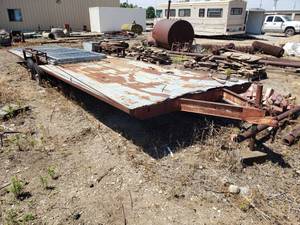 lot 2051 image: Double Axle Custom Trailer 8ft. x 30ft.