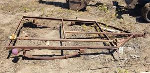 lot 2054 image: Trailer Frame with Axle 46 in. W x 72 in. L