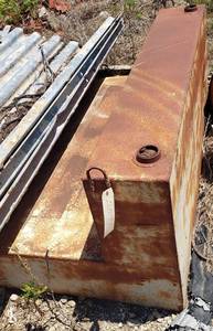 lot 2071 image: L-shaped Fuel Tank  60 x 24 in.