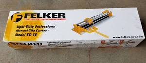lot 1080 image: Felker Tile Cutter NIB