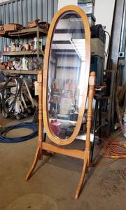 lot 1116 image: Full Length Tilting Floor Mirror 60 in.