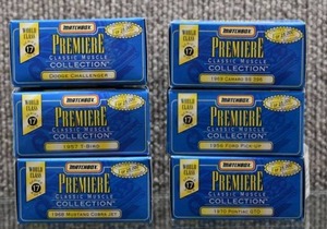 lot 2003 image: Lot of 6 Die-Cast Matchbox Premiere Classic Muscle Collection WC Series 17  Complete Set -WILL SHIP