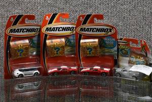 lot 2006 image: Lot of 4 Die-Cast Matchbox Treasure Hunt Collection Assorted Cars -WILL SHIP