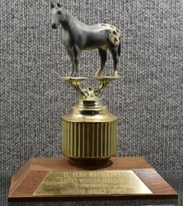 lot 2030 image: 1963 Wrangler Trophy  10 Tall  INCLUDES PLAQUE -WILL SHIP