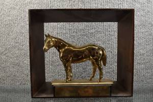lot 2031 image: 1963 Wichita Mountain Horse Show Aged Stallions Trophy  9 Tall -WILL SHIP