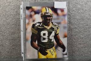 lot 2051 image: Autographed NFL 8 x 10 Photo Sterling Sharpe Green Bay  with COA -WILL SHIP