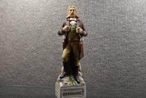 lot 2078 image: American Porcelain McCormick Distilling Company  Wild Bill Hickok  Whiskey Bottle Limited Edition  13 Tall  -WILL SHIP