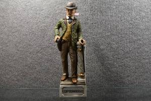 lot 2079 image: American Porcelain McCormick Distilling Company  Bat Masterson  Whiskey Botttle Limited Edition  13 Tall -WILL SHIP