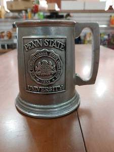 lot 2134 image: RWP Pewter Penn State University Stein  5 Tall -WILL SHIP