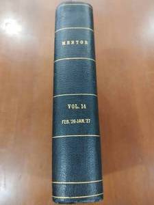lot 2147 image: Mentor Hardback Book  February 1926 to January 1927  Collection of The Mentor Magazine Issues -WILL SHIP