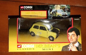 lot 2170 image: Corgi Diecast Collectible Mr Beans Mini Classic Car #04403 -WILL SHIP