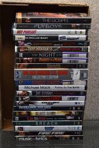 lot 2202 image: Lot of 22 DVDs  Titles Include Million Dollar Baby, Hot Pursuit & More -WILL SHIP