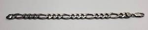 lot 1009 image: Mens Milor 925 Silver Bracelet  8 12 in. long  38 in. wide  Made in Italy  28g TW