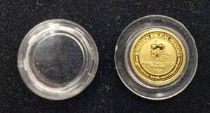 lot 1040 image: Sovereign Biblical Heritage 999 Gold Coin - Solomon - 2.85g  14 Shekel  Made at Perth Mint Australia  Marked Australia Fair 7790