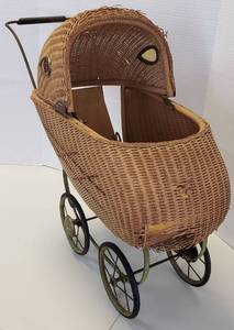 lot 1230 image: Antique Mary Lu Doll Cart No. 48055  made by J. C. Penny Company, Inc.