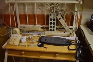 lot 2132 image: Lot of Surge Protectors, Power Strips, Device Timers and More