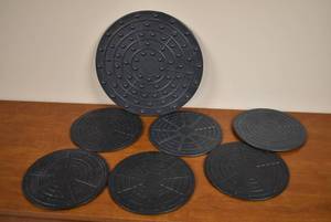 lot 2160 image: Furniture Sliders - Largest is 12