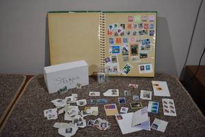 lot 2193 image: Stamp Collection In Binder Book