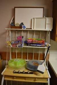 lot 2231 image: Kitchen Lot -Rubbermaid Deli Tray Savers, Saran Wrap, Aluminum Foil, Trays, & More