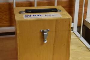 lot 2252 image: Shoe Shine Kit in Wooden Box