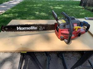 lot 2269 image: Homelite Gas Chainsaw