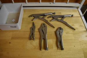 lot 2309 image: Lot of Assorted Vise-Grip Pliers