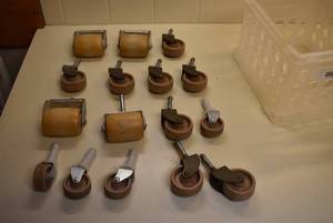 lot 2322 image: Lot of Casters