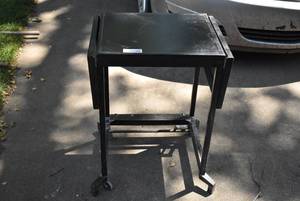 lot 2333 image: Tiffany Metal Folding Leaf Table