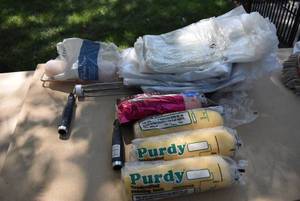 lot 2344 image: Paint Supplies -Rollers Drop Cloth, & More