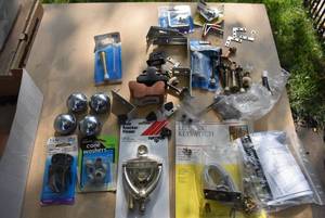 lot 2364 image: Lot of Home Repair Hardware, Brackets & More