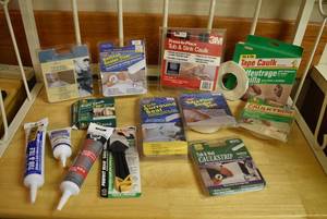 lot 2369 image: Lot of Caulk, Glue, & Sealants - See Photos